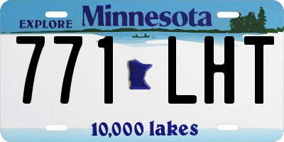 MN license plate 771LHT