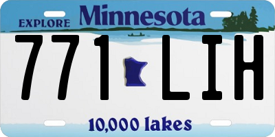 MN license plate 771LIH