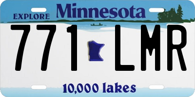 MN license plate 771LMR