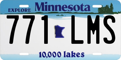 MN license plate 771LMS