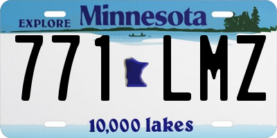 MN license plate 771LMZ