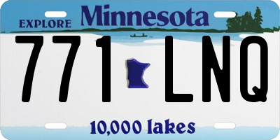 MN license plate 771LNQ