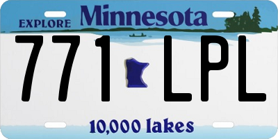 MN license plate 771LPL