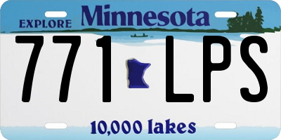 MN license plate 771LPS