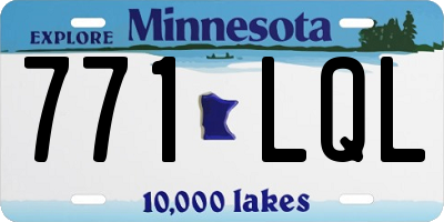 MN license plate 771LQL