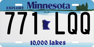 MN license plate 771LQQ