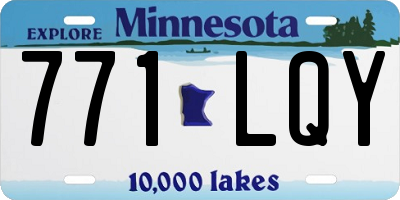 MN license plate 771LQY