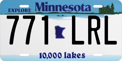 MN license plate 771LRL