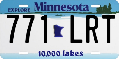 MN license plate 771LRT