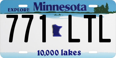 MN license plate 771LTL