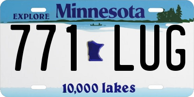 MN license plate 771LUG