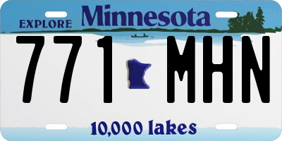 MN license plate 771MHN