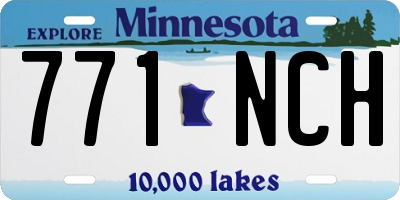 MN license plate 771NCH