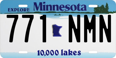 MN license plate 771NMN