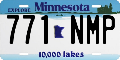 MN license plate 771NMP