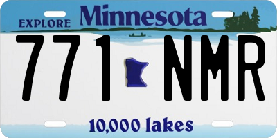 MN license plate 771NMR