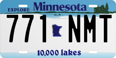 MN license plate 771NMT