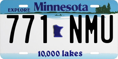 MN license plate 771NMU