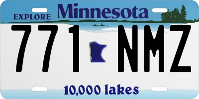 MN license plate 771NMZ