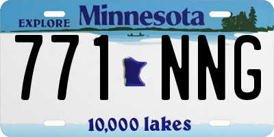 MN license plate 771NNG