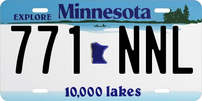 MN license plate 771NNL