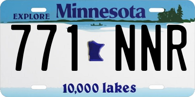 MN license plate 771NNR