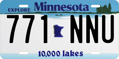 MN license plate 771NNU