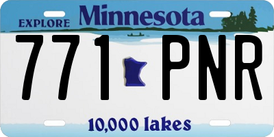 MN license plate 771PNR