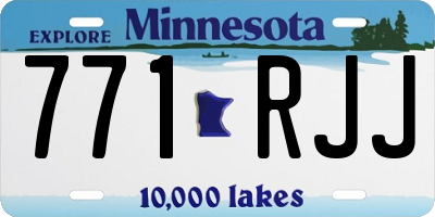 MN license plate 771RJJ