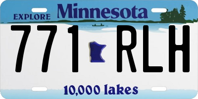 MN license plate 771RLH