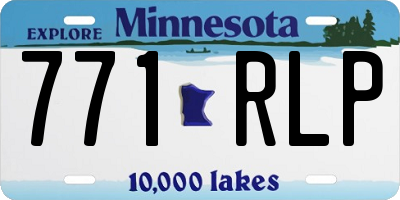 MN license plate 771RLP