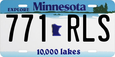 MN license plate 771RLS