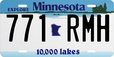 MN license plate 771RMH