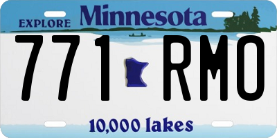 MN license plate 771RMO
