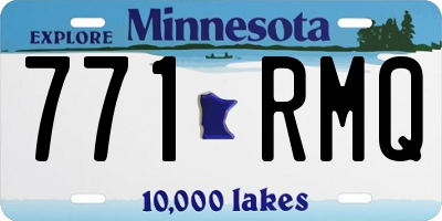 MN license plate 771RMQ