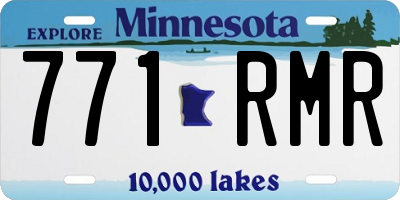 MN license plate 771RMR