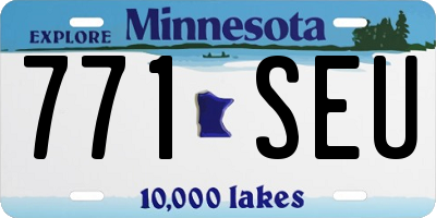 MN license plate 771SEU