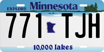 MN license plate 771TJH