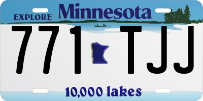 MN license plate 771TJJ