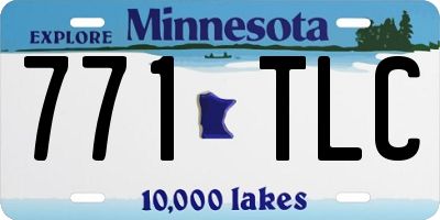 MN license plate 771TLC