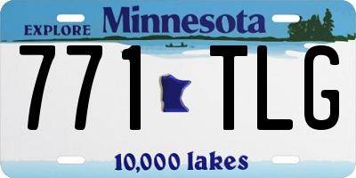 MN license plate 771TLG