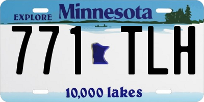 MN license plate 771TLH