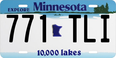 MN license plate 771TLI