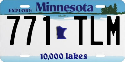 MN license plate 771TLM