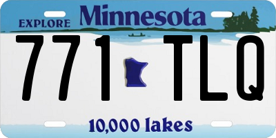 MN license plate 771TLQ