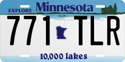 MN license plate 771TLR
