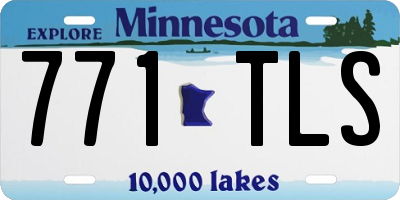 MN license plate 771TLS