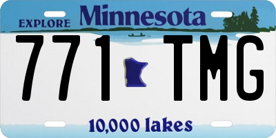 MN license plate 771TMG