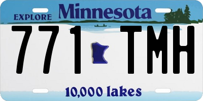 MN license plate 771TMH