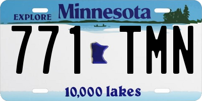 MN license plate 771TMN